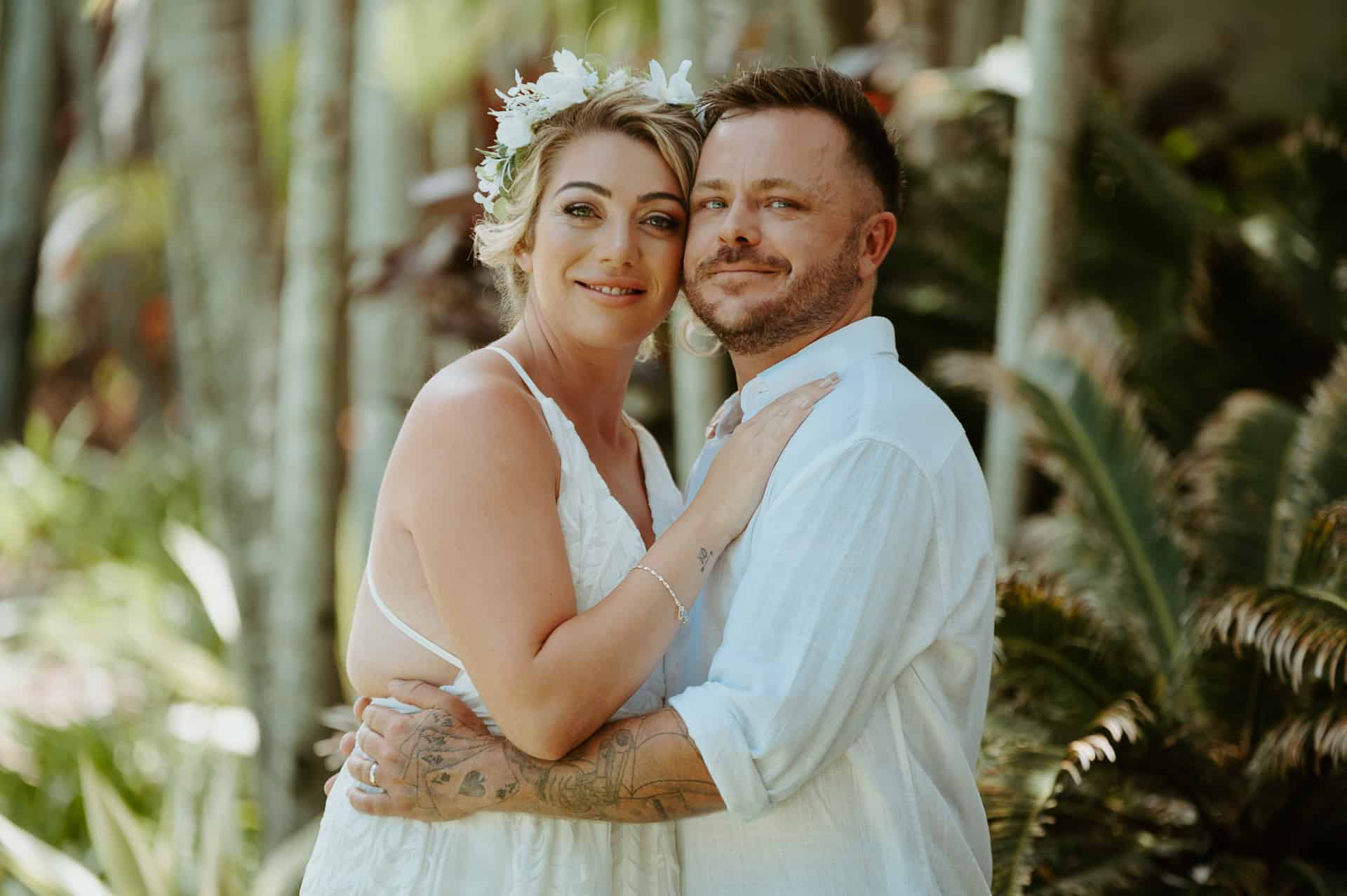 Jamie and Sally’s Fort De Soto Beach wedding ceremony by the ocean
