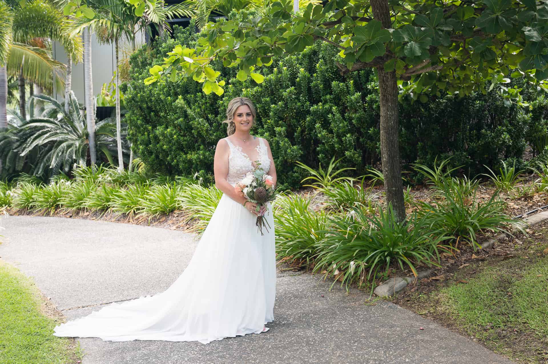 Clearwater Beach sunset wedding with family celebration