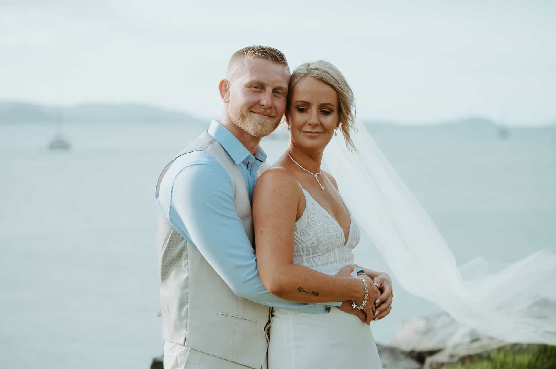 Dan and Airle’s St. Pete Beach wedding ceremony at sunset
