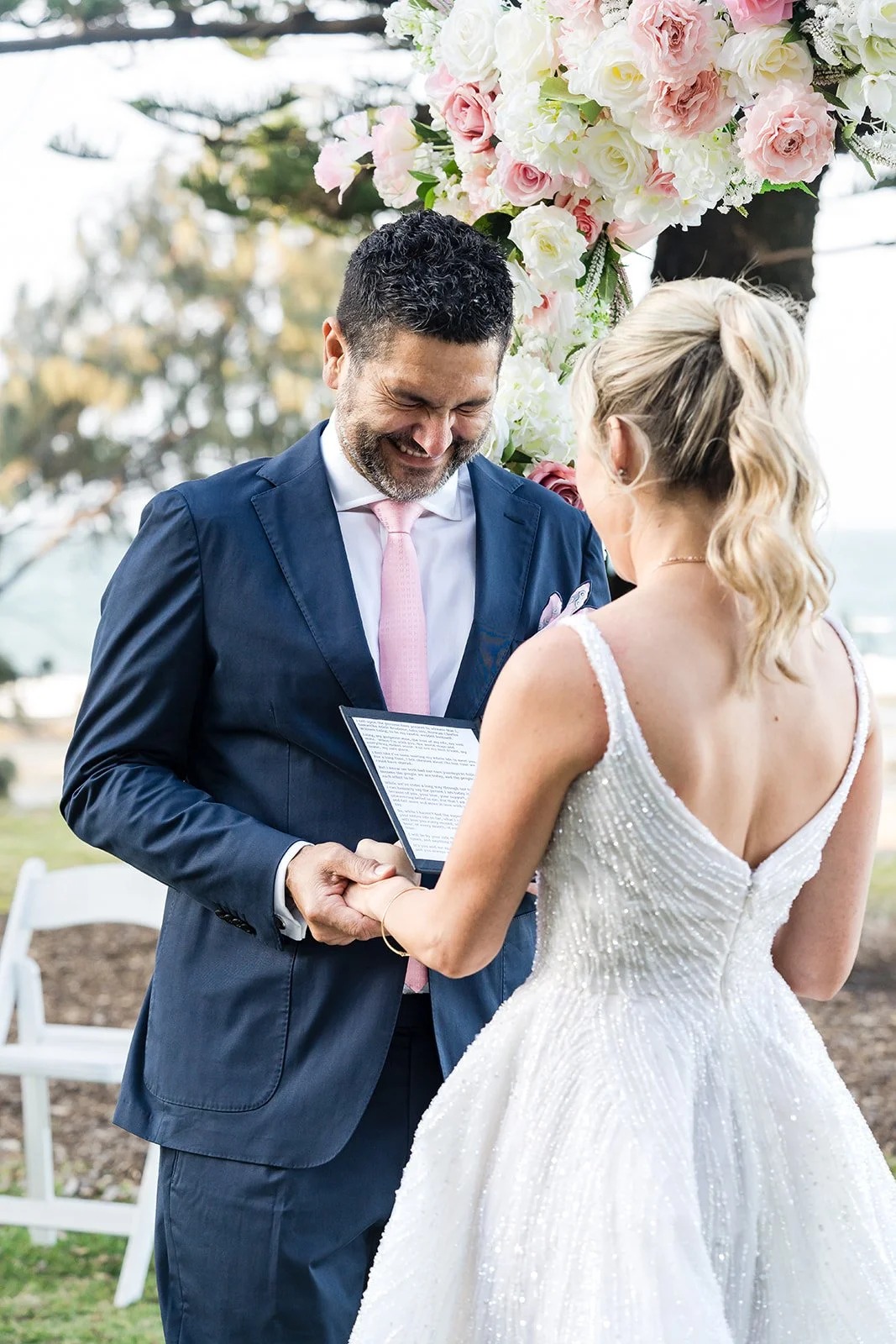 Bride and groom portraits by Tom Matthew Photography