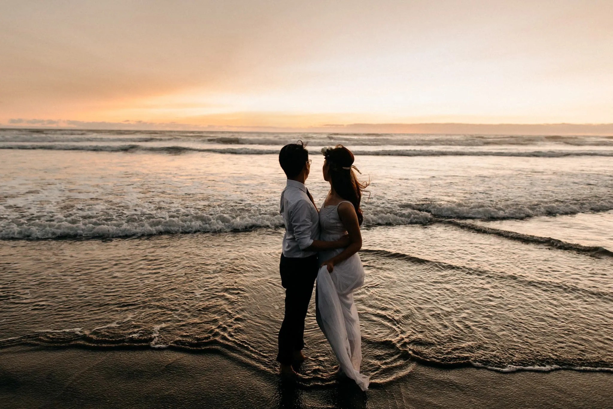 Clearwater Beach wedding ceremony of Junpei and Ovelia planned by Clearwater Beach Wedding