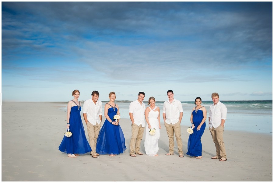 Final seaside moments for a Florida beach wedding
